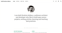 Desktop Screenshot of halilibrahimkalkan.com
